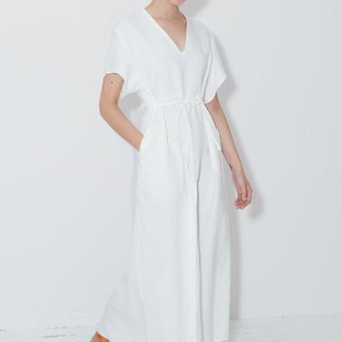 White Linen Lluc Dress