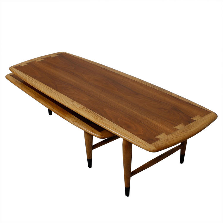 MCM Walnut Expanding Coffee Table by Lane