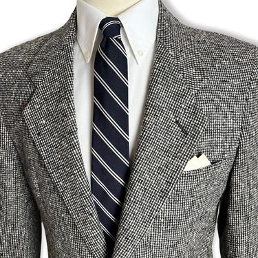 Vintage DONEGAL TWEED 100% Wool Blazer ~ 38 R ~ jacket / sport coat ~ Flecked ~ Preppy / Ivy Style /Trad ~ 