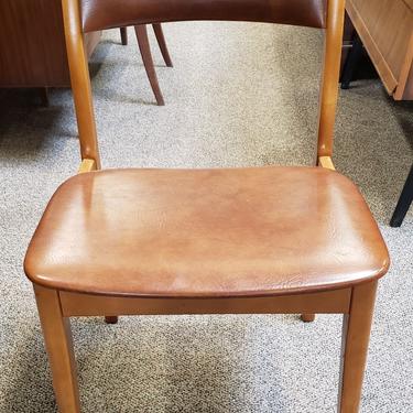 Item #W196 Mid Century Modern Teak Side Chair c.1960