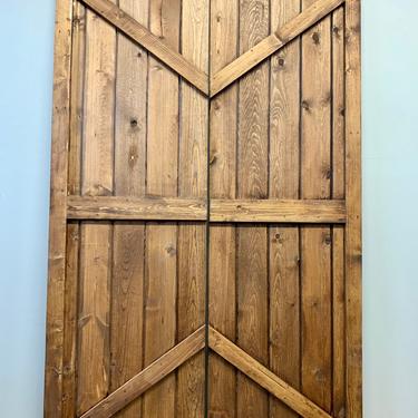 24 x 80&quot; Set of 2 Custom Barn Doors | Custom Parlor Doors | Custom Sliding Barn Doors | Custom Swinging Doors | Custom Door | Farmhouse Door 