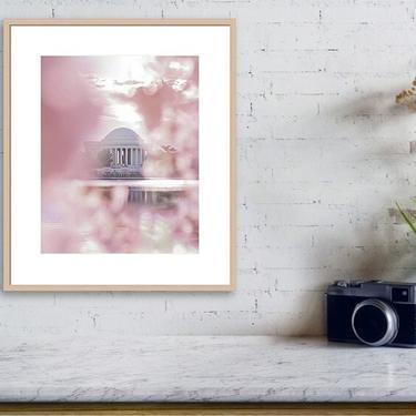 Travel Photo, Spring Flower Photo, Cherry Blossom Print, Pink Flower Print, Washington DC Photo, Cherry Blossom Photo, Washington DC Print 