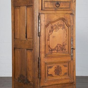 19th Century Country French Provincial Farmhouse Oak Confiturier Jam Cabinet 