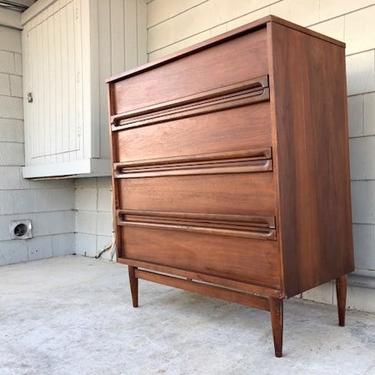 Midcentury 1960&#x27;s Tall Dresser by Bassett