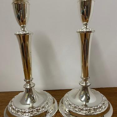 1990s Silver Candlestick Holders 