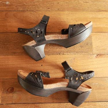 90s naot cutout clogs sandals size 41 US8-9 