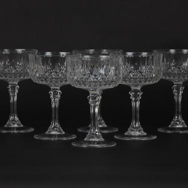 Vintage Glassware, Cristal Glassware, Cristal, Vintage Wine Glasses, Vintage, Glassware, Barware, Home Decor, Cristal Wine Glasses, Set of 6 