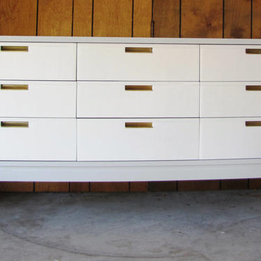 SOLD - Mid-century Dresser with 2 Nightstands (Buffet, Lowboy) 