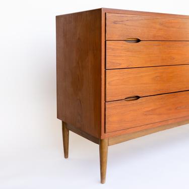 Danish Modern 8 Drawer Dresser in Teak Dresser by M Dixen