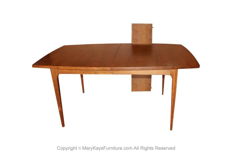 Mid Century Modern Broyhill Expandable Dining Table 