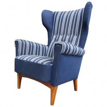 Danish Modern High-Back Lounge Chair for Fritz Hansen