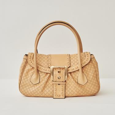 Celine Perforated Leather Handbag