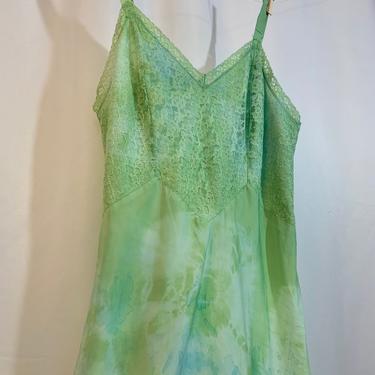 Upcycled hand dyed 60’s slip 