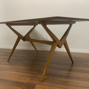 Mid Century Sculptural Dining Table
