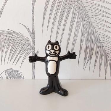 Vintage Statue, Felix the Cat, hand painted, circa 30's 