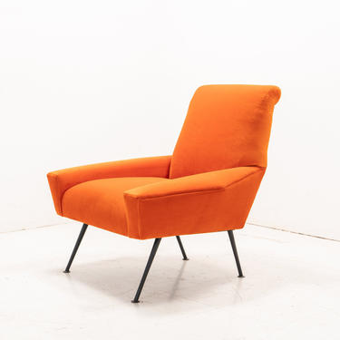 Mid Century Modern Danish Arm Lounge Chair 
