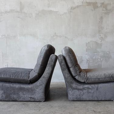 Vladimir Kagan Attributed Lounge Chairs. 