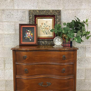 LOCAL PICKUP ONLY Vintage Floral Watercolor Retro 1950's Size 21x23 Daisy Print in Ornate Gold Carved Wood Frame Flower Wall Decor 