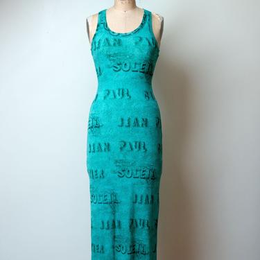 Logo Print Mesh Dress | Jean Paul Gaultier 