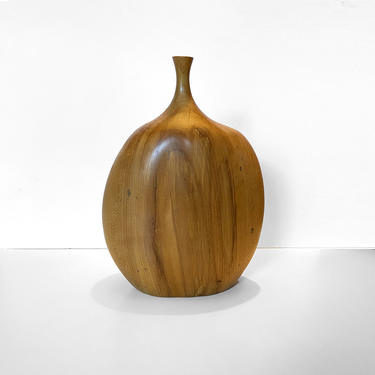 Doug Ayers Wood Vase Mid Century Modern 