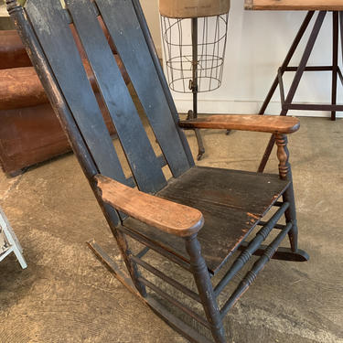 Vintage Adirondack Rocking Chair 