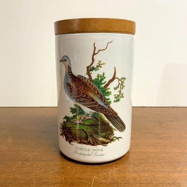 Portmeirion Birds of Britain Turtle Dove Kitchen Canister 