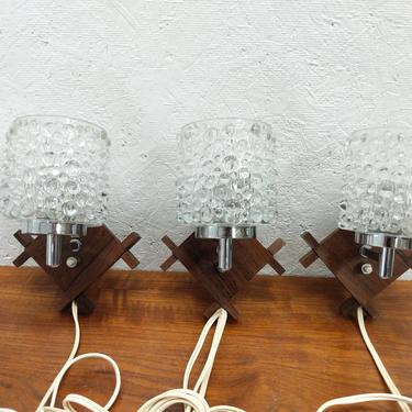 3 Vintage Danish Modern Wall Lamps - Free NYC Delivery! 