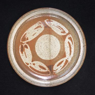 Frank Fabens Mid Century Modern Northwest Studio Pottery Plate 10”D 