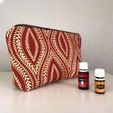 Red and Gold Essential Oil Pouch 