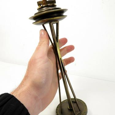 VTG Mid Century 1962 SEATTLE WORLDS FAIR SPACE NEEDLE TABLE LIGHTER Space Age