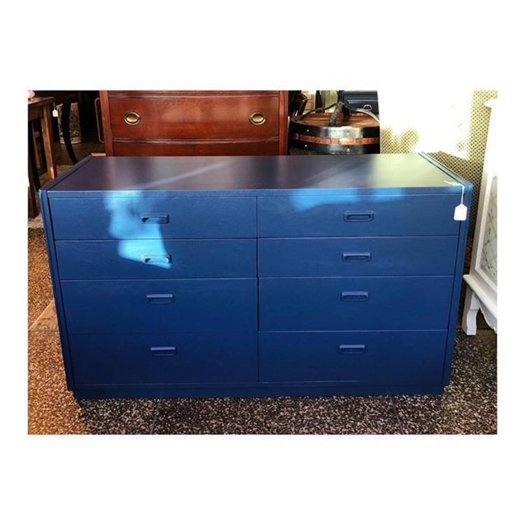 Royal Blue MCM chest of drawers // 