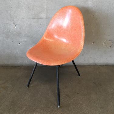 Vintage Orange Fiberglass Chair
