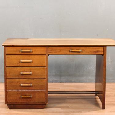 Johnson Mid Century 6-Drawer Executive Desk