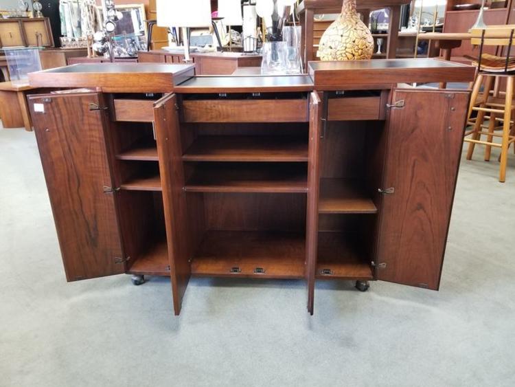                   Mid-Century Modern extending bar cabinet by Founders