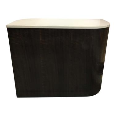 Caracole Modern Zephyr Wood and Stone Side Table