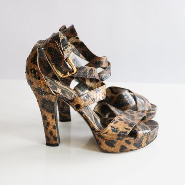 Dolce &amp; Gabbana Platform Sandals, Size 38 (SS)