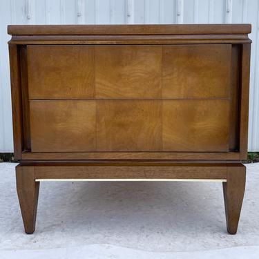 Mid-Century Two Drawer NIghtstand or End Table 