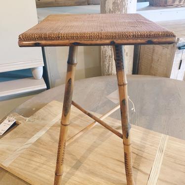 Midcentury Bamboo Stand/Side Table