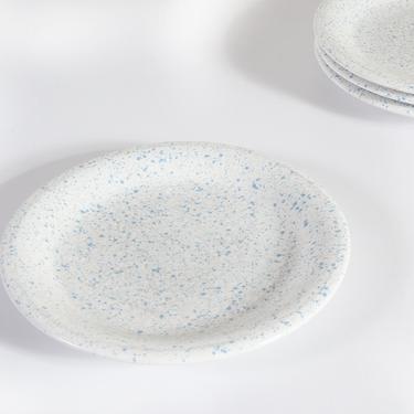 White Speckled Plates 