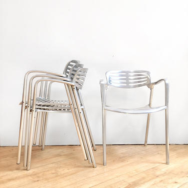 Jorge Pensi Toledo Chair Knoll - Design within Reach, Cast Aluminum, Outdoor Patio Garden, Amat 