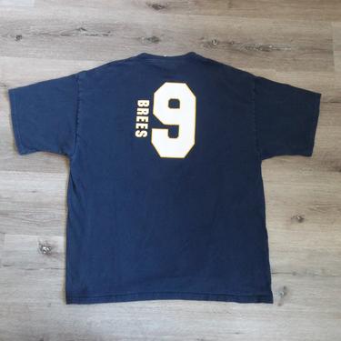 Vintage T-shirt 2001 Drew Brees Rookie San Diego Chargers Collectors One of a Kind XL 
