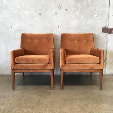 Mid Century Pair Of Arm Chairs By Jens Risom For Gaylord Brothers