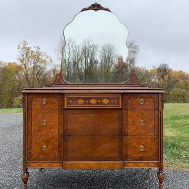 Antique Dresser with Mirror - Available to Customize 