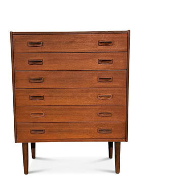 Vintage Danish Mid Century Teak Dresser - Husby by LanobaDesign