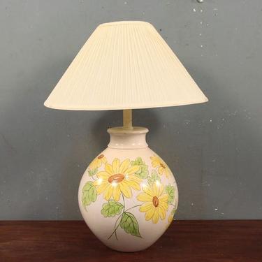 Painted Sunflowers Table Lamp – ONLINE ONLY