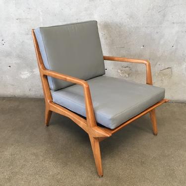 Rare Carlo DeCarli For Singer & Sons Lounge Chair
