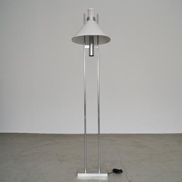 Amazing Mid-century Modern Designer Floor Lamp by Robert Sonneman With Unusual Design! 