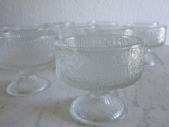 Dessert bowl bowl turmalin smoked glass space age glass