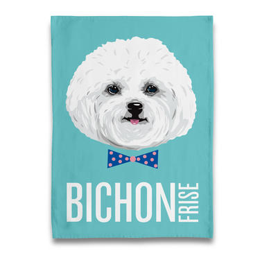 Bichon Frise Tea Towel