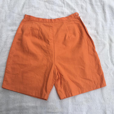 Adorable 1960's Orange Shorts 
